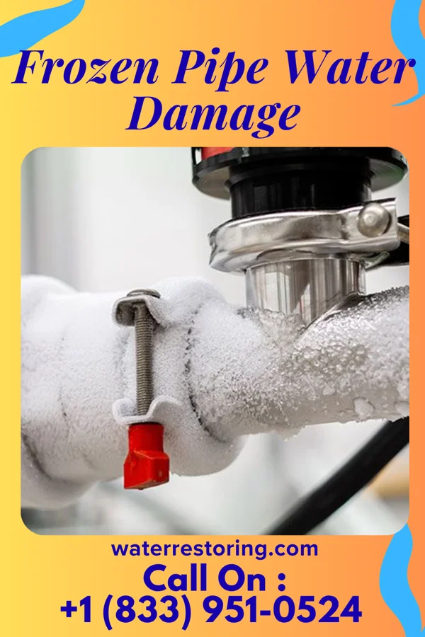 Frozen Pipe Water Damage in Union Mill, VA